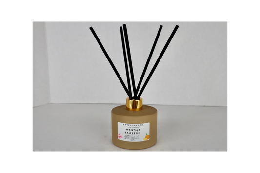 Orange Blossom Reed Diffuser in Iced Coffee Matte Bottle 4 oz