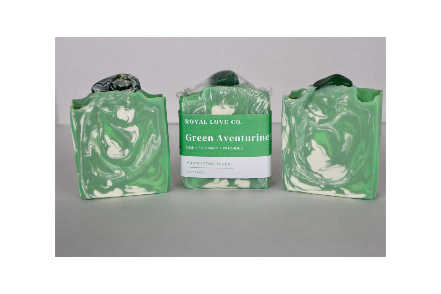 Heart Chakra Soap with Green Aventurine Stone