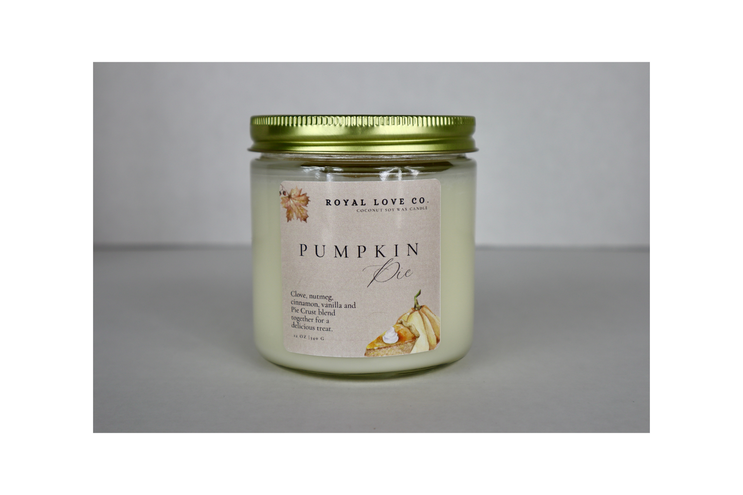 Pumpkin Pie All-Natural Soy-Coconut Candles