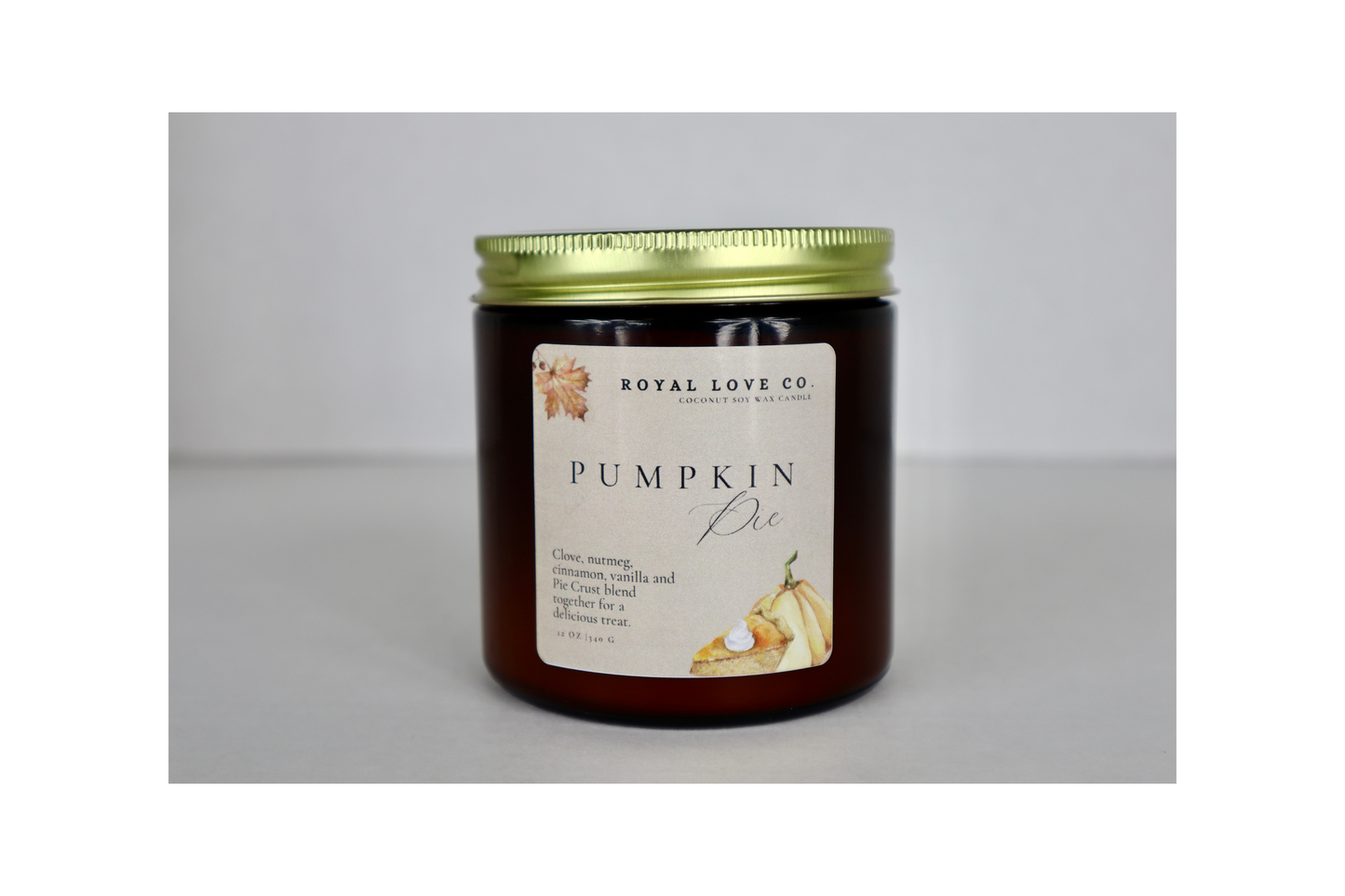 Pumpkin Pie All-Natural Soy-Coconut Candles